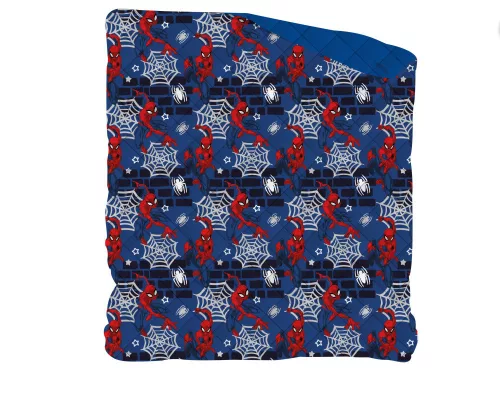 Spider-Man Bettdecke - 220 x 250 cm - dunkelblau