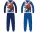 Spiderman Baumwoll-Jersey-Kinderpyjama - mittelblau - 122