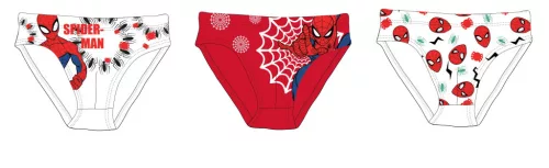 Spiderman Weihnachtsjungenunterhose - 3-teilig Baumwollunterhose - 110-116