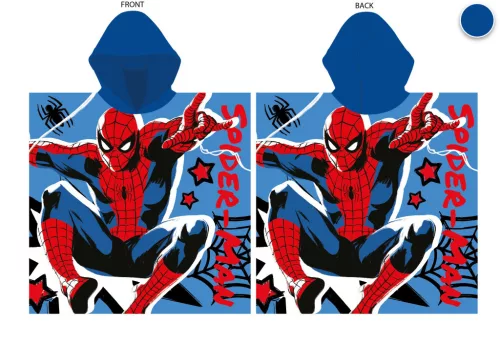Spider-Man 55x110 cm schnell trocknender Poncho