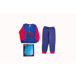   Dicke Baumwoll-Kinderpyjama - Spiderman - Dunkelblau-Rot - 122