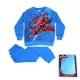 Winter Baumwoll-Kinderpyjama - Spiderman - mittelblau - 104