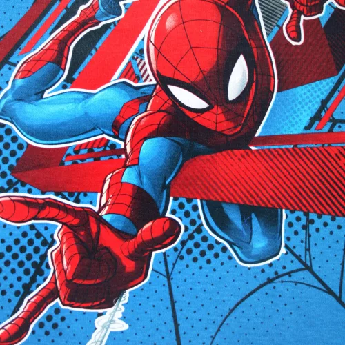 Winter Baumwoll-Kinderpyjama - Spiderman - dunkelblau - 98