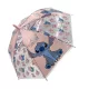 Disney Stitch Halbautomatik-Regenschirm - 68cm - Rosa