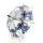 Disney Stitch Halbautomatik-Regenschirm - 74cm - Blau