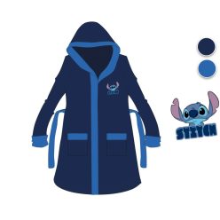   Disney Stitch Kapuzenbademantel für Jungen - dunkelblau - 122-128