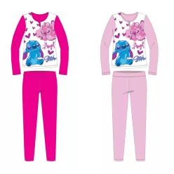 Disney Stitch Jersey-Baumwollpyjama - hellrosa - 104
