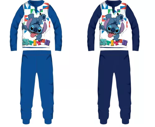 Disney Stitch Jersey-Baumwollpyjama - mittelblau - 122
