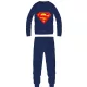 Superman Herren dünner Baumwollpyjama - Jersey-Pyjama - dunkelblau - M