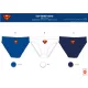 Superman Jungenunterhose - 3-teilig Baumwollunterhose - 122-128
