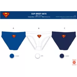 Superman Jungenunterhose - 3-teilig Baumwollunterhose