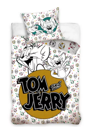 TOM AND JERRY Bettwäsche 100% Baumwolle 140x200 + 70x90