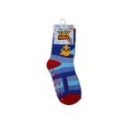 Rutschfeste Kinderstrümpfe - Toy Story - Plüschsocken - Blau gestreift - 27-30