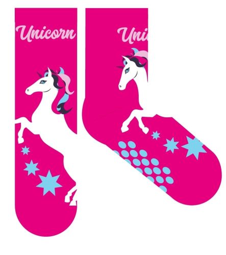 Einhorn rutschfeste Plüschnormalsöckchen für Kinder