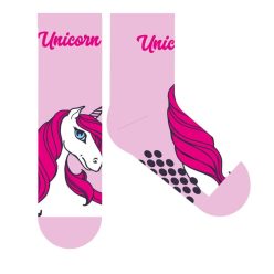 Einhorn rutschfeste Vollplüsch normale Socken für Kinder