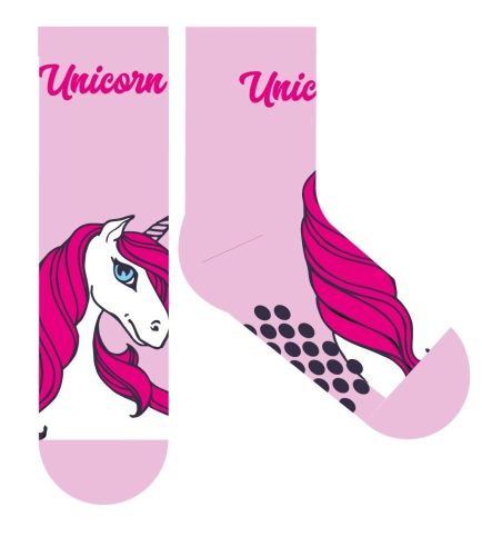 Einhorn rutschfeste Vollplüsch normale Socken für Kinder