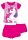 Einhorn Baumwoll-Sommer-Set - T-Shirt-Shorts-Set - Pink - 122