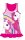 Einhorn Sommer Baumwollstrandkleid - Pink - 110