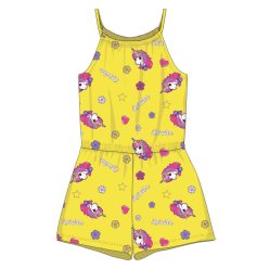 Einhorn Sommer Baumwolloverall - Gelb - 98