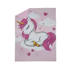 Kinder-Baumwollbettwäsche-Set - Einhorn