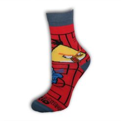 Kinder Baumwollsocken - Angry Birds - 31-34 - rot