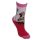 Kinder Baumwollsocken - Minnie Maus - 31-34 - rosa